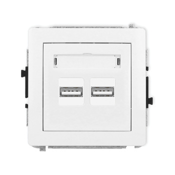 KARLIK DECO DCUSB-6  Ładowarka USB podwójna  2xUSB A