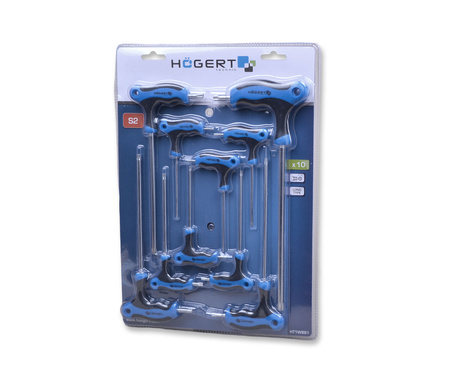 HOGERT HT1W881 Zestaw kluczy torx security typu-T