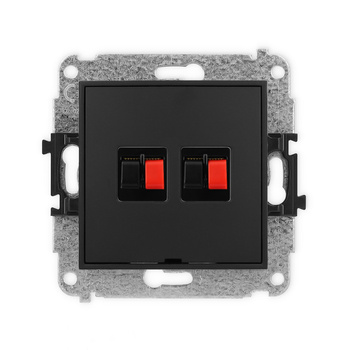 KARLIK MINI 12MGGBO-2  Gniazdo głośnikowe podwójne