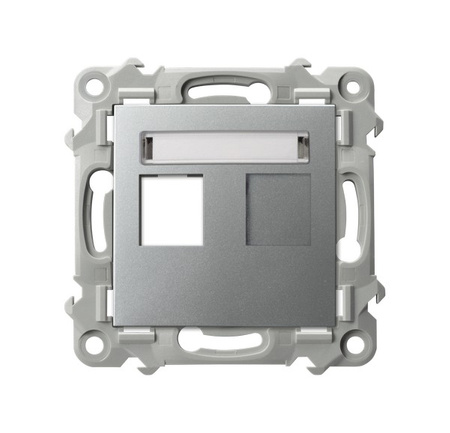 OSPEL SZAFIR GPK-1Z/p/18 Obudowa gniazda pojedynczego Keystone prosta