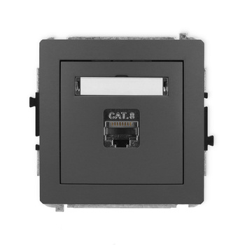 KARLIK DECO 28DGK-11  Gniazdo komputerowe pojedyńcze  1xRJ45