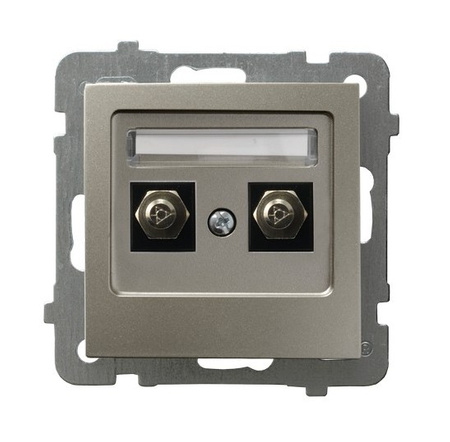 Ospel as GPE-2G/m/45 Gniazdo ekwipotencjalne podwójne