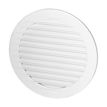 Kratka okrągła z siatką Ø120, biała