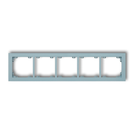 KARLIK DECO 48DR-5 Ramka uniwersalna pięciokrotna z tworzywa DECO Pastel Matt