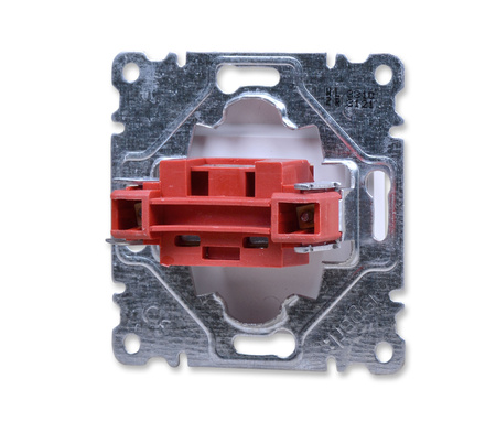 Hager wl3310 gniazdo głośnikowe pojedyncze białe