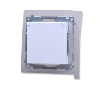 Kontakt Simon 55 tgz1bcz.01/111 gniazdo bryzgoszczelne pojedyncze IP44