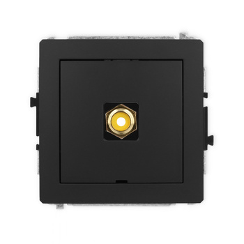 KARLIK DECO 12DGRCABO-1  Gniazdo pojedyńcze  RCA