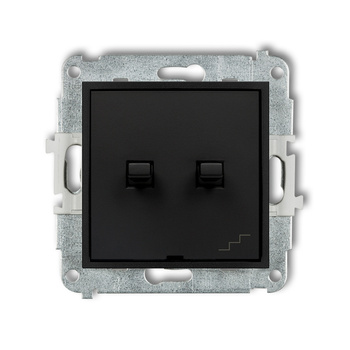 KARLIK MINI 12MWPUS-10.2 Łącznik jednobiegunowy  ze schodowym (osobne zasilanie) w  stylu amerykańskim