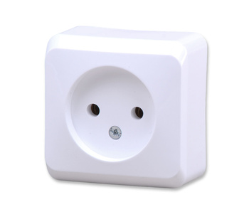 SCHNEIDER Prima, gniazdo pojedyncze 2P, biały WDE001000