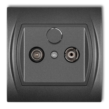 KARLIK LOGO 11LG2K  Gniazdo abonenckie RTV końcowe 2dB