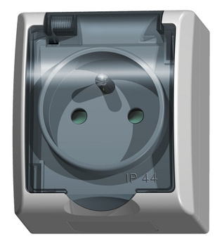 Ospel fala GNH-1HZP/00/d Gniazdo pojedyncze z uziemieniem z przesłonami