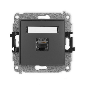 KARLIK ICON 28IGK-9  Gniazdo komputerowe pojedyńcze  1xRJ45