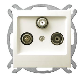 Ospel impresja GPA-YSP/m/27 Gniazdo RTV-SAT przelotowe