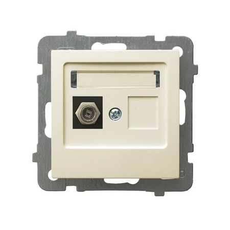 Ospel as GPA-1GF/m/27 Gniazdo antenowe typu F pojedyncze