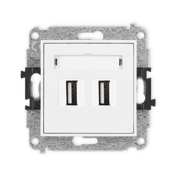 KARLIK MINI MGUSB-2 Gniazdo podwójne 2xUSB A-A 2.0