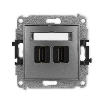 KARLIK MINI 11MHDMI-4  Gniazdo podwójne HDMI 2.0