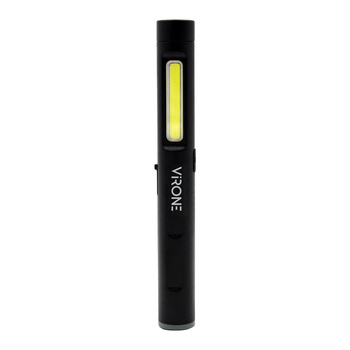 Latarka warsztatowa LED, 5+3W, 300lm+70lm, 600mAh, magnes, klips