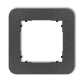 KARLIK MINI 11MRTZ-1 Ramka uniwersalna pojedyncza zaokrąglona z tworzywa