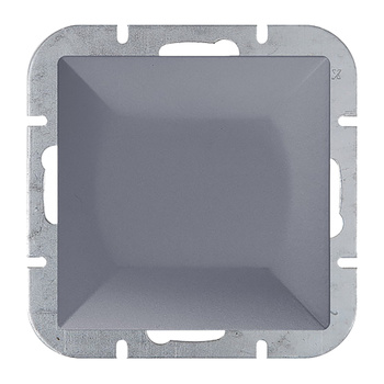 Przycisk dzwonek p/t Pearl, 10A, 250V, WP-6/7P, antracyt