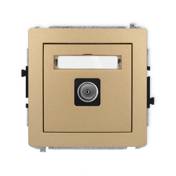 KARLIK DECO 8DGTV-1  Gniazdo antenowe pojedyńcze  TV