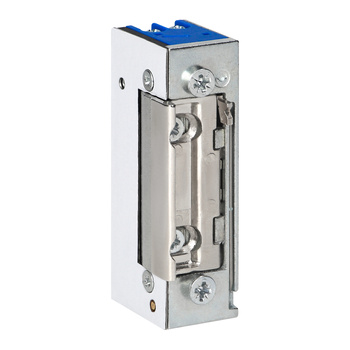 Elektrozaczep symetryczny z blokadą, regulacja zapadki, niskoprądowy, 280mA dla 12VDC