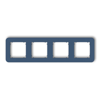 KARLIK MINI 64MRTZ-4 Ramka uniwersalna poczwórna zaokrąglona z tworzywa