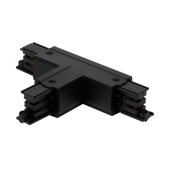 Łącznik T do szynoprzewodu LUMICANTO lewy czarny z zasilaniem PRIME