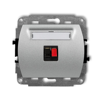 KARLIK TREND 7GG-1  Gniazdo głośnikowe pojedyńcze