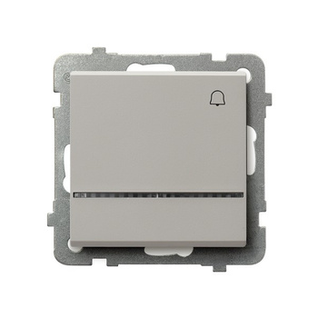 OSPEL SONATA ŁP-6RS/m/82 Łącznik zwierny "dzwonek" z podświetleniem