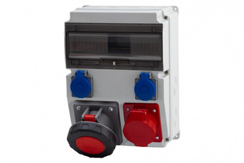 F-ELEKTRO F3.0836  Rozdzielnica CAJA 12M 32/5, 63/5, 2x230V