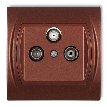 KARLIK LOGO 9LGS  Gniazdo abonenckie RTV-SAT końcowe 1