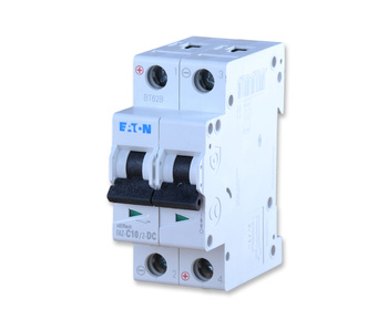 Eaton faz-c10/2-dc wyłącznik nadprądowy 10ka dc c10a 2p