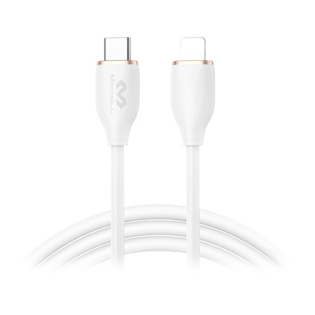 Kabel USB-C - Lightning Miccell VQ-D09, 30W, 1,5m, biały
