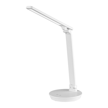 HERON LED, lampka biurkowa, 5W, 250lm, 2700-6500K, zmiana barwy światła, funkcja ściemniania, biała