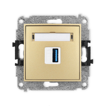 KARLIK ICON 29IGUSB-5 Mechamizm gniazda pojedynczego USB A-A 3.0