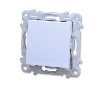 Ospel szafir łp-21z/m/00 łącznik włącznik zwierny bez piktogramu biały