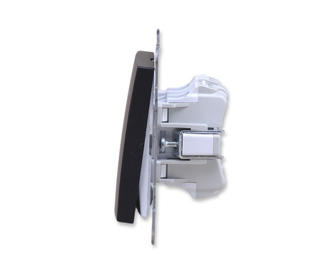 OSPEL AS ŁP-6G/m/33 łącznik zwierny dzwonek czarny metalik