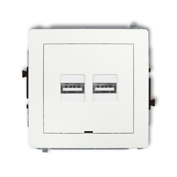 KARLIK DECO DCUSBBO-6  Ładowarka USB podwójna  2xUSB A