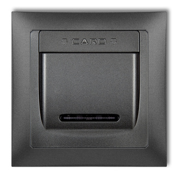 KARLIK DECO 11DSHSO-1 Łącznik hotelowy z ramką uniwersalną pojedynczą z tworzywa  DECO Soft