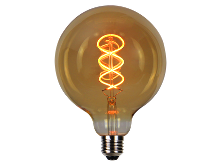 LED line PRIME żarówka LED E27 4W 1800K 210lm 220-240V FILAMENT G125 KULA RETRO VINTAGE ZŁOTA ŚCIEMNIALNA