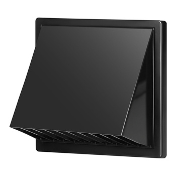 Kratka z okapem Ø100, grafitowa