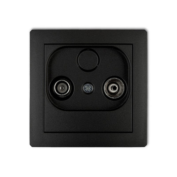 KARLIK DECO 12DG9P  Gniazdo abonenckie RTV przelotowego 9dB