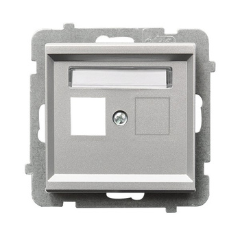 OSPEL SONATA GPK-1R/p/38 Obudowa gniazda pojedynczego Keystone prosta