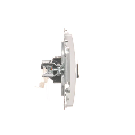 Kontakt-Simon Basic Gniazdo RJ45 kat 6 podw. z przesł. BM62.01/11 Biały
