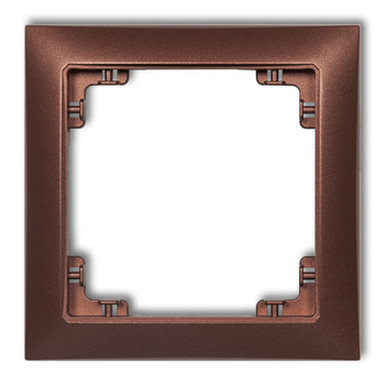 KARLIK DECO 9DRSO-1 Ramka uniwersalna pojedyncza z tworzywa DECO Soft