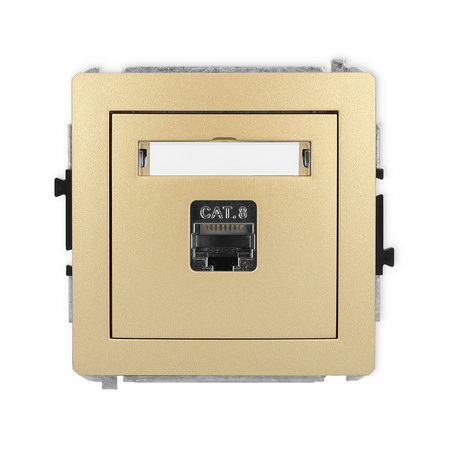 KARLIK DECO 29DGK-11 Gniazdo komputerowe pojedyńcze 1xRJ45