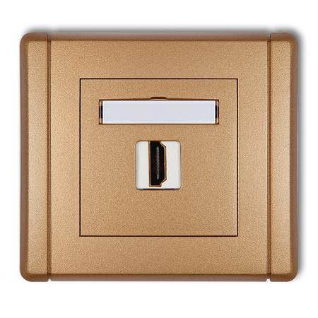 KARLIK FLEXI 8FHDMI-1  Gniazdo pojedyncze HDMI 2.0