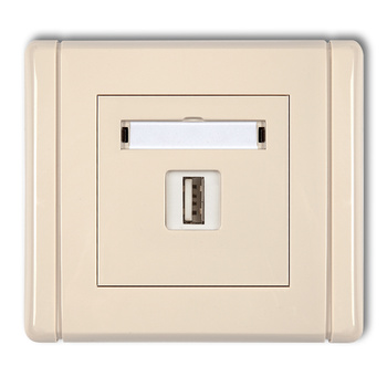 KARLIK FLEXI 1FCUSB-1  Ładowarka USB pojedyncza USB A