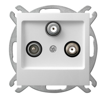 OSPEL IMPRESJA GPA-Y2S/m/00 Gniazdo RTV-SAT z dwoma wyjściami SAT