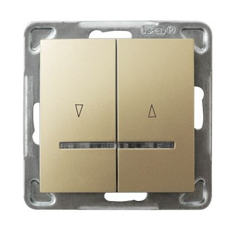 Ospel impresja ŁP-7YBS/m/28 Łącznik żaluzjowy podświetlany z blokadą